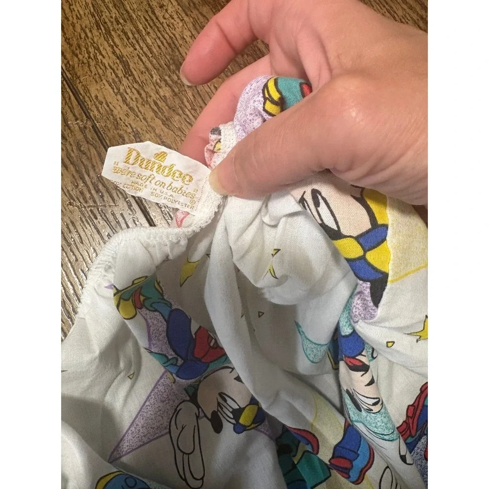 Vintage Mickey Mouse Dundee sports fitted sheet
